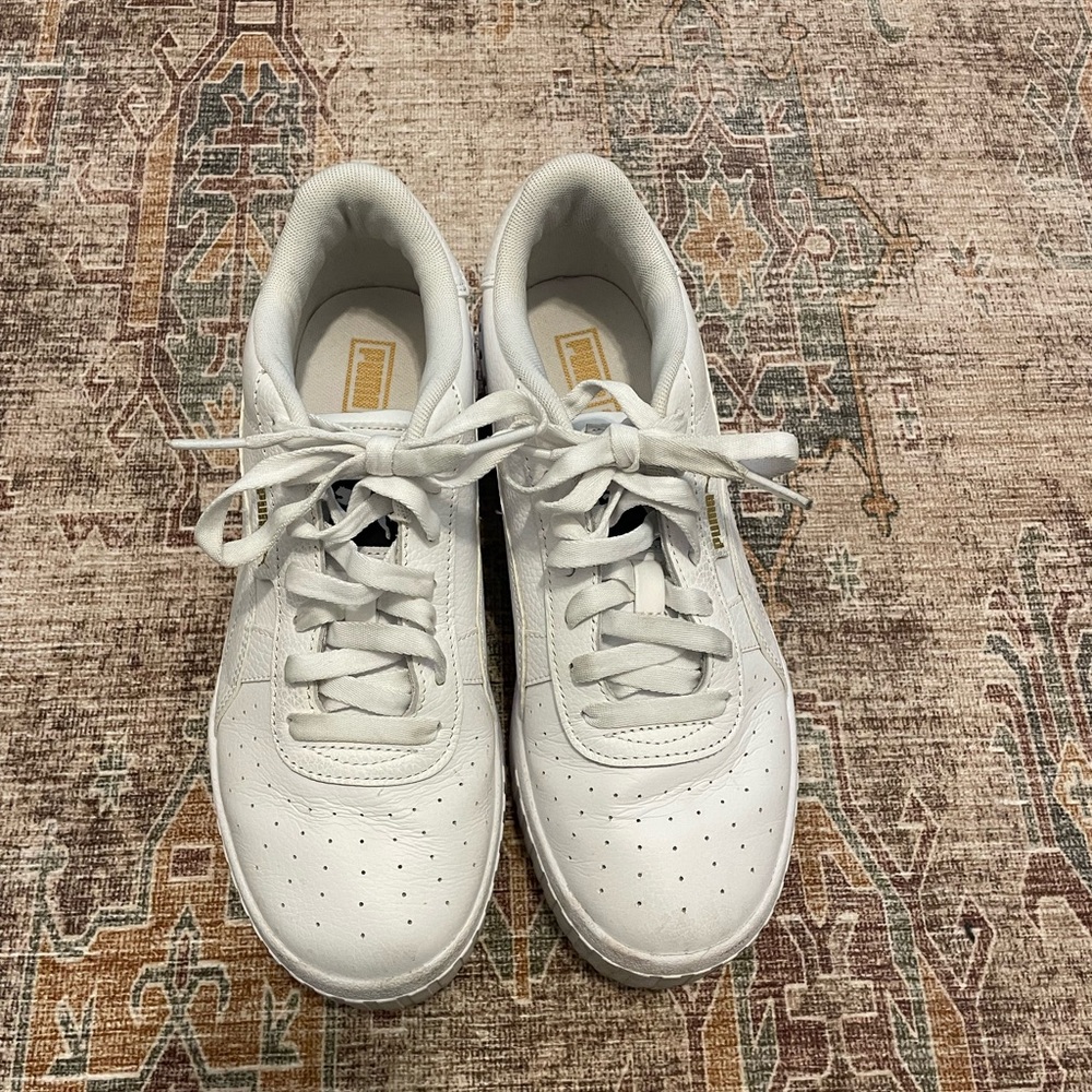 Puma Cali Wedge White Sneakers Women - Picture 3 of 7